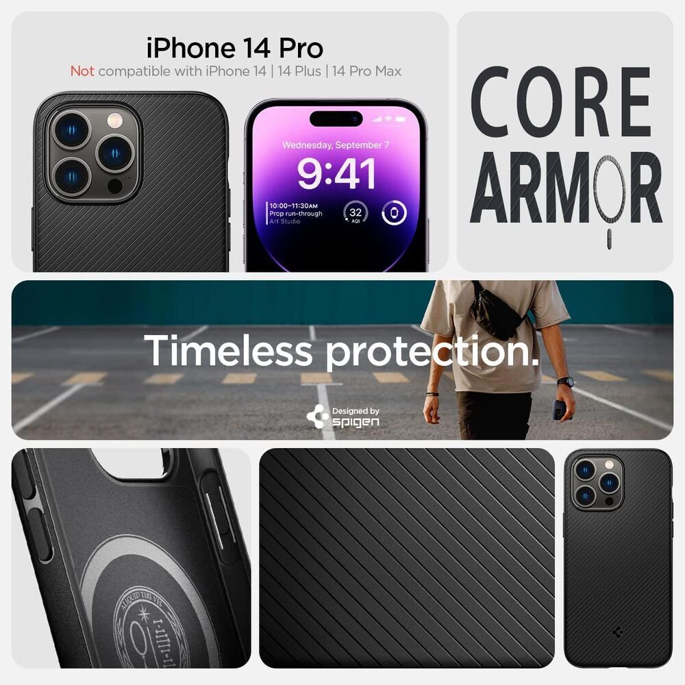 Spigen Core Armor Case with MagSafe for iPhone 14 Pro Max
