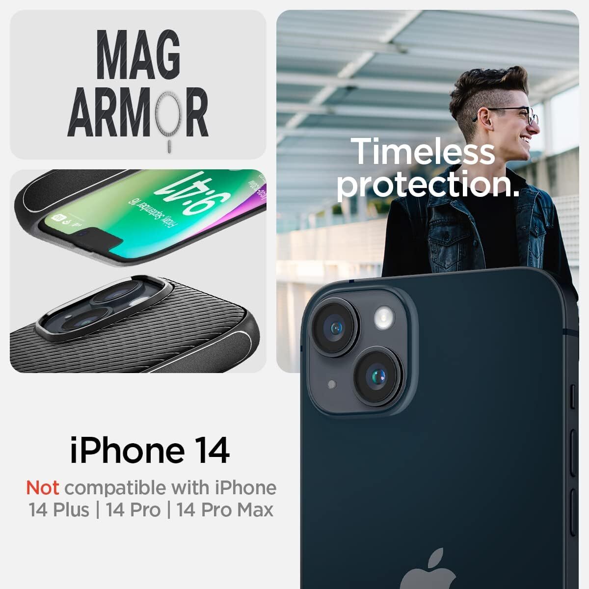 Iphone 13 Pro Max Mag Armor Case, Spigen Iphone 13 Pro Mag Armor
