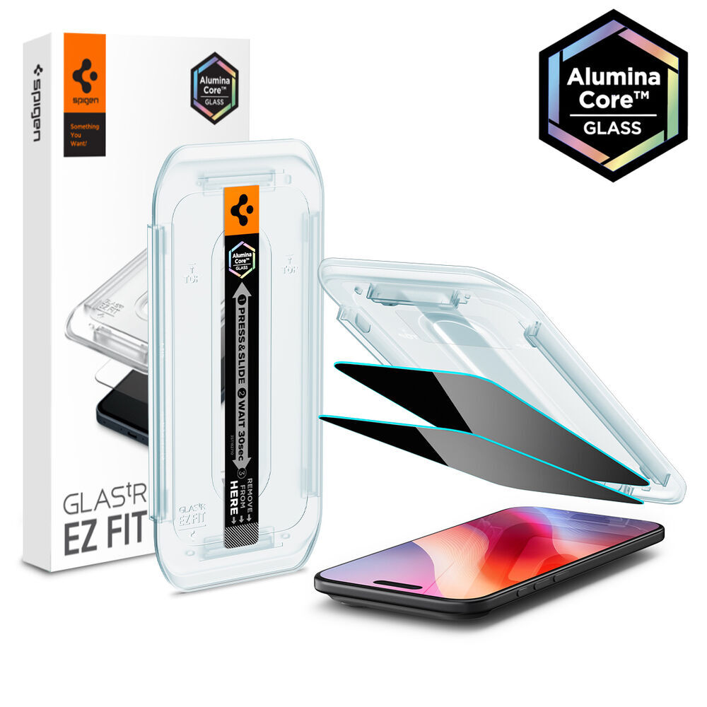 iPhone 17 Air Glass Screen Protector GLAS.tR EZ Fit Privacy 2PCS