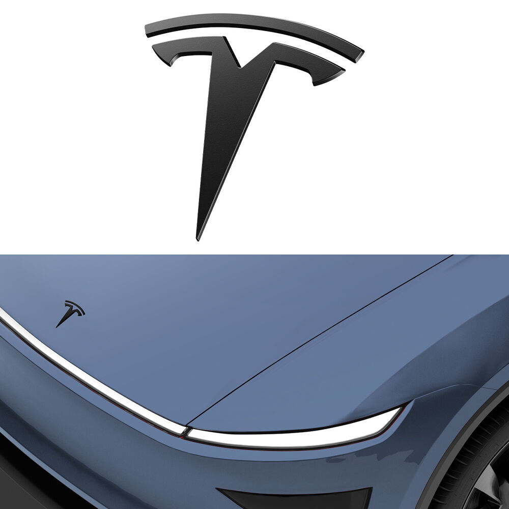 Front Emblem Logo Cover TD100B for Tesla Model Y Juniper (2025 - Current) / Model Y L (2026)