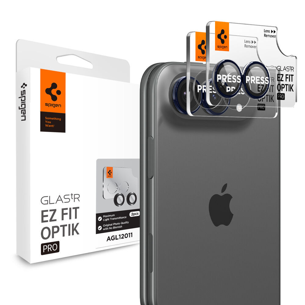 GLAS.tR EZ Fit Optik Pro 2PCS for iPhone Duo Lens Protector