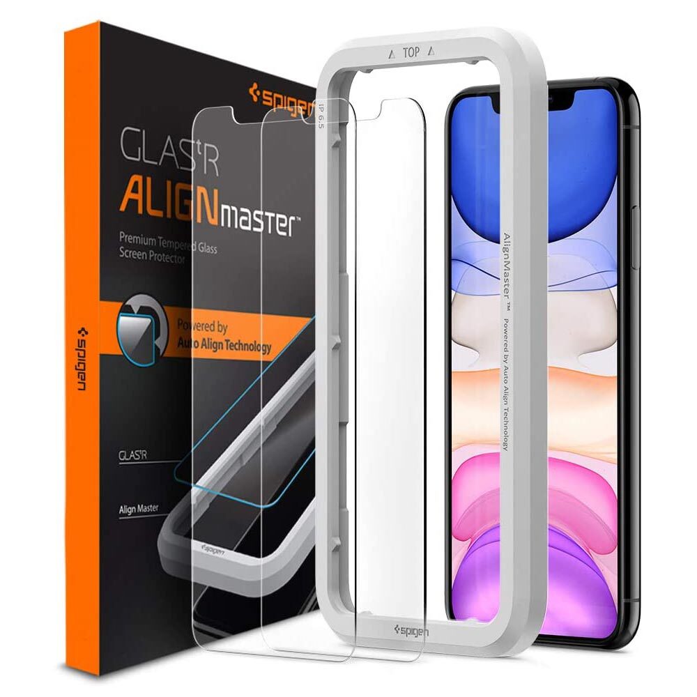 iPhone 11 Glass Screen Protector AlignMaster GLAS.tR Slim 2PCS