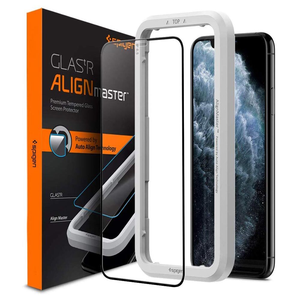 iPhone 11 Pro / XS / X Glass Screen Protector GLAS.tR Slim Full Cover AlignMaster 1PC