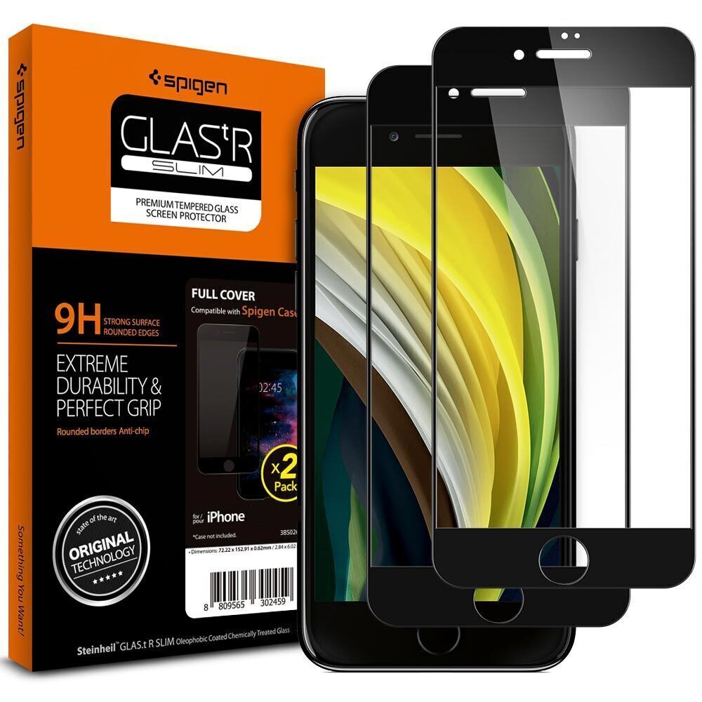 iPhone SE 2022 / SE 2020 / 8 / 7 Glass Screen Protector GLAS.tR Slim Full Cover