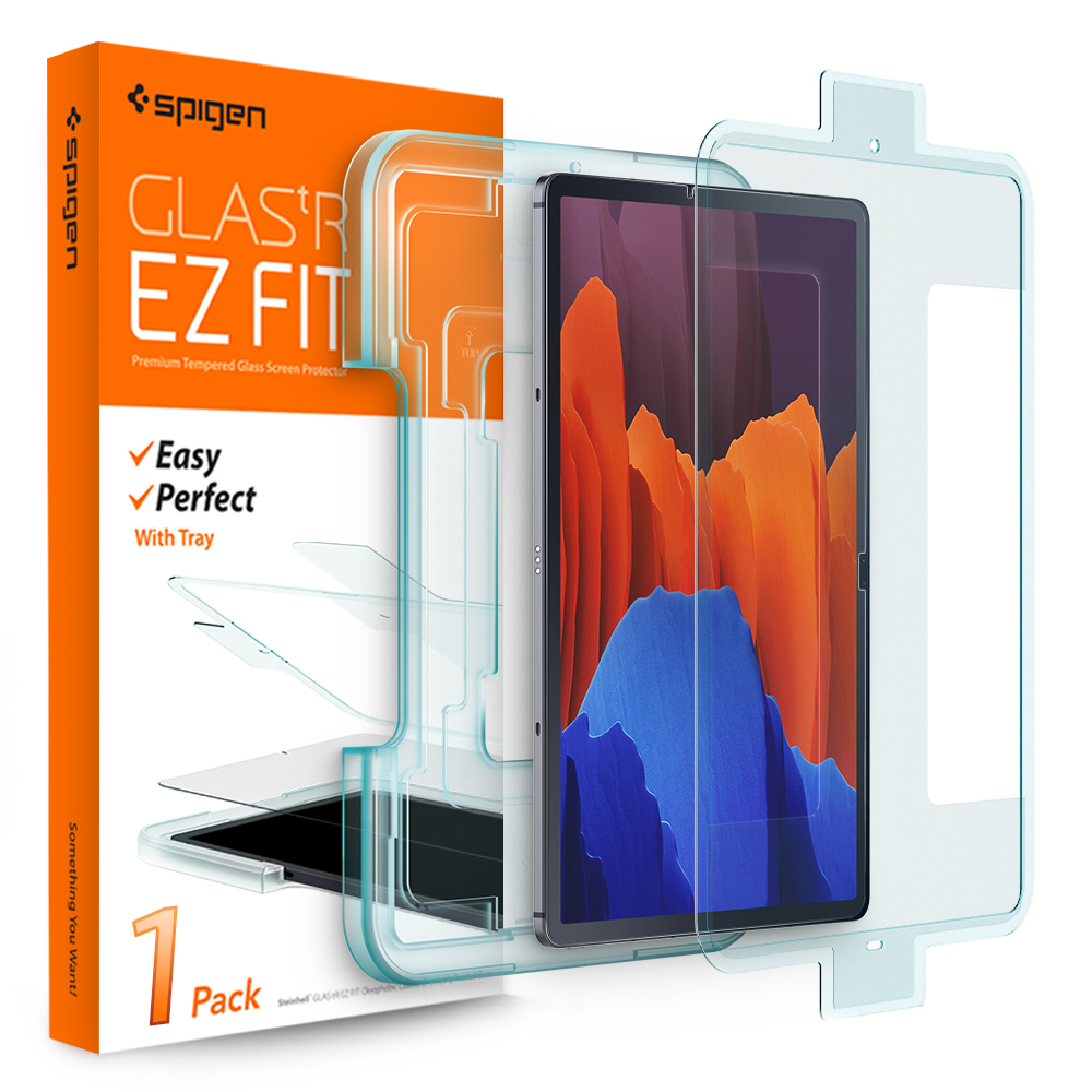 Galaxy Tab S8 Plus / S7 Plus 12.4 Glass Screen Protector EZ Fit GLAS.tR Slim