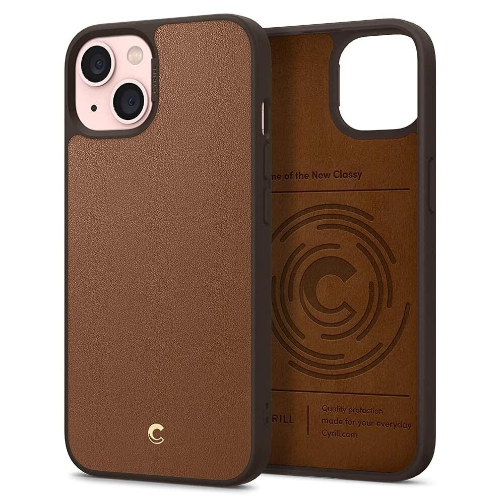 iPhone 13 (6.1-inch) Case Cyrill Leather Brick