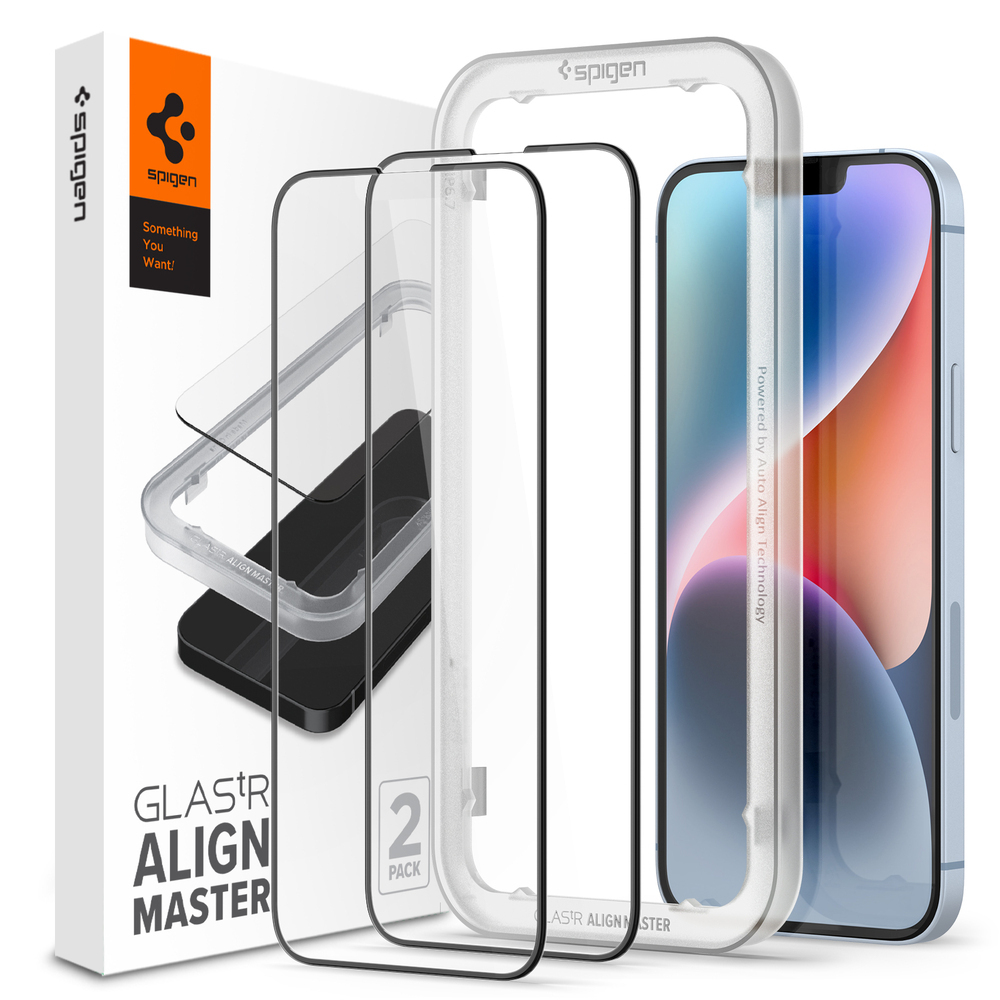 iPhone 14 Plus / 13 Pro Max (6.7-inch) Glass Screen Protector AlignMaster GLAS.tR Full Cover 2PCS