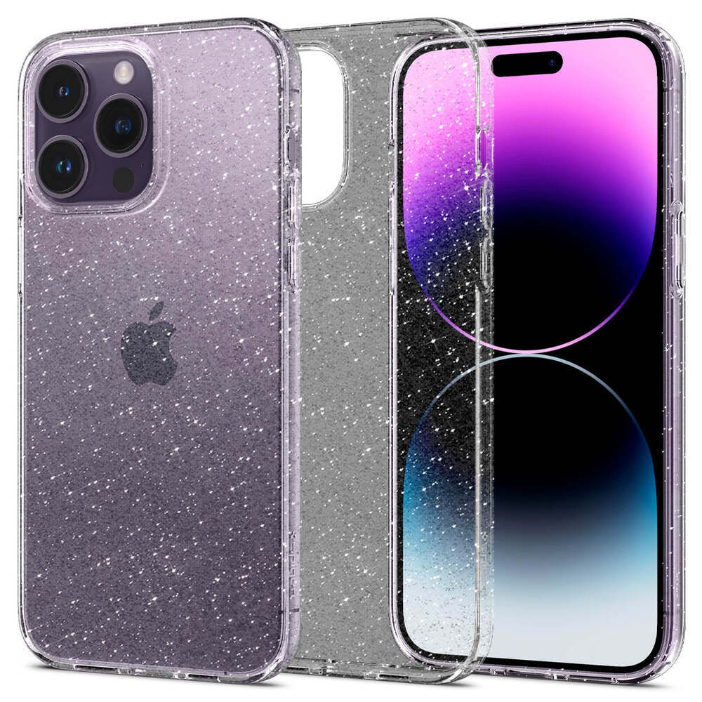 iPhone 14 Pro Case Liquid Crystal Glitter