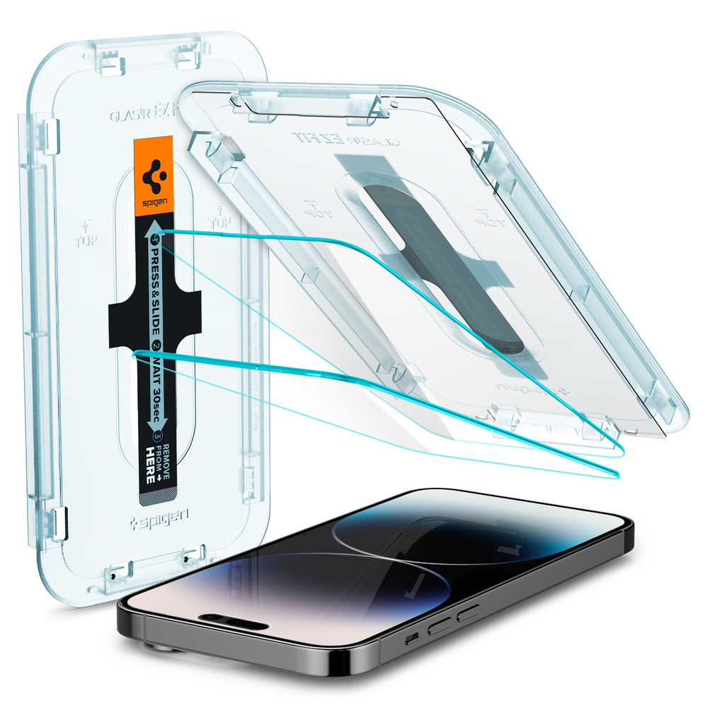 iPhone 14 Pro Glass Screen Protector EZ Fit GLAS.tR Slim (Sensor Protection) 2PCS