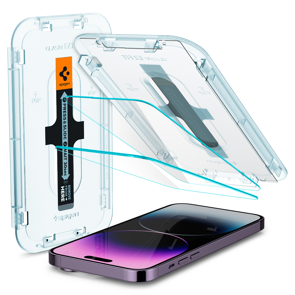 iPhone 14 Pro Max Glass Screen Protector EZ Fit GLAS.tR Slim (Sensor Protection) 2PCS