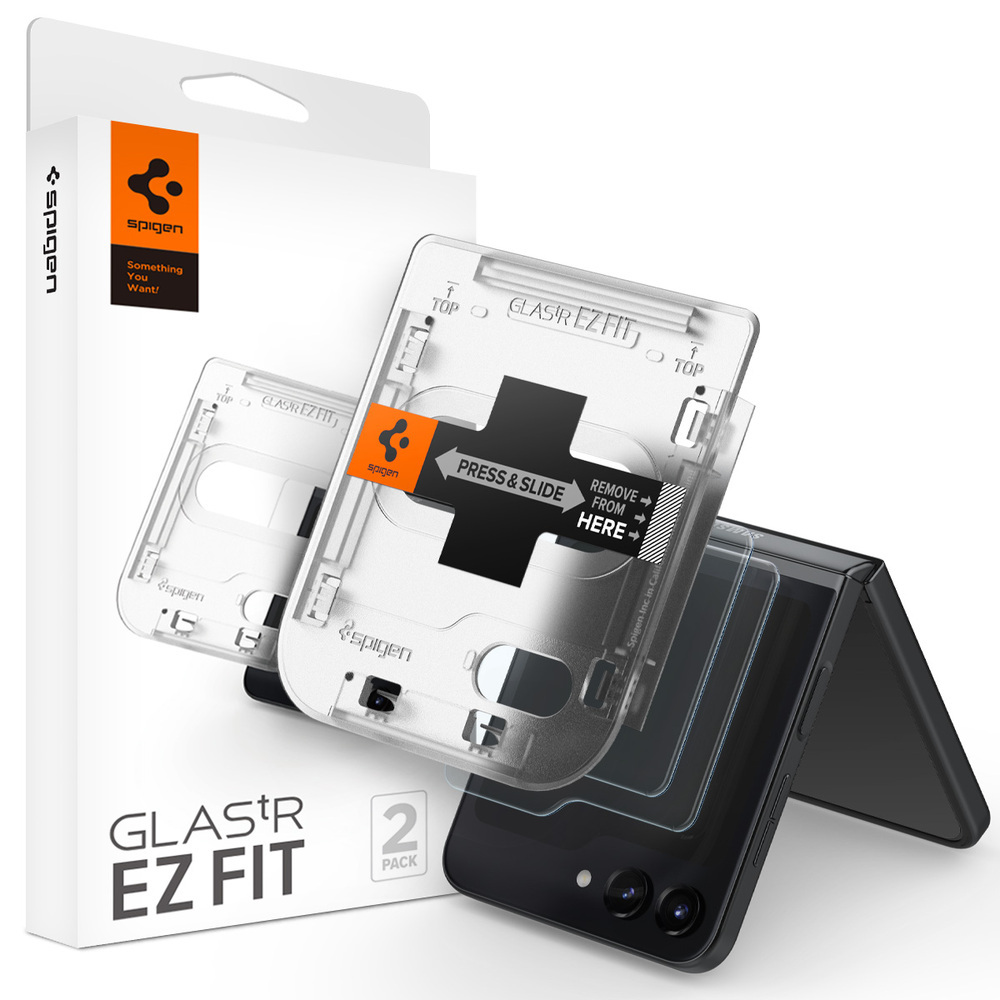 Galaxy Z Flip 5 Glass Screen Protector EZ Fit GLAS.tR Slim 2PCS