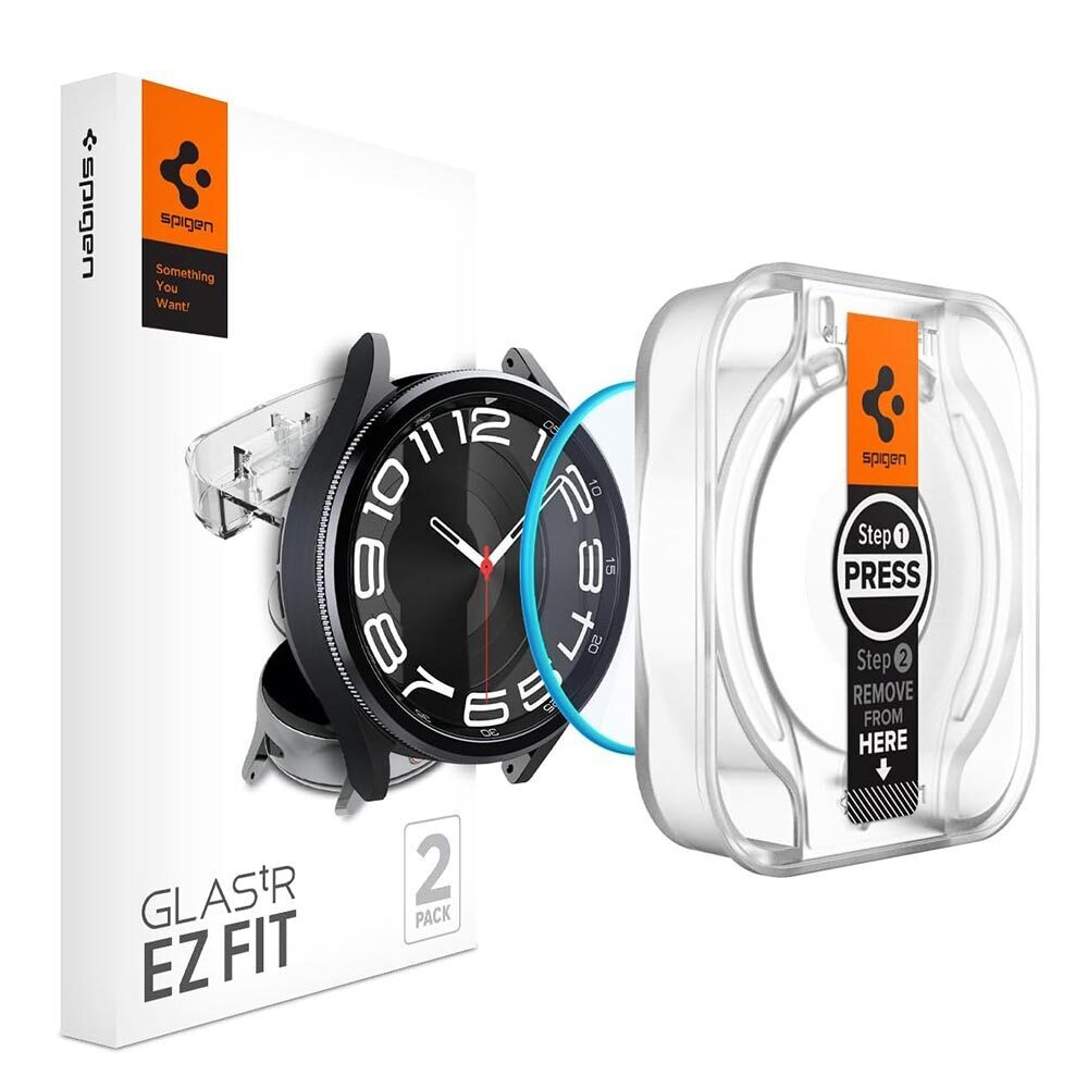 Galaxy Watch 6 Classic 43mm Glass Screen Protector EZ Fit GLAS.tR Slim 2PCS