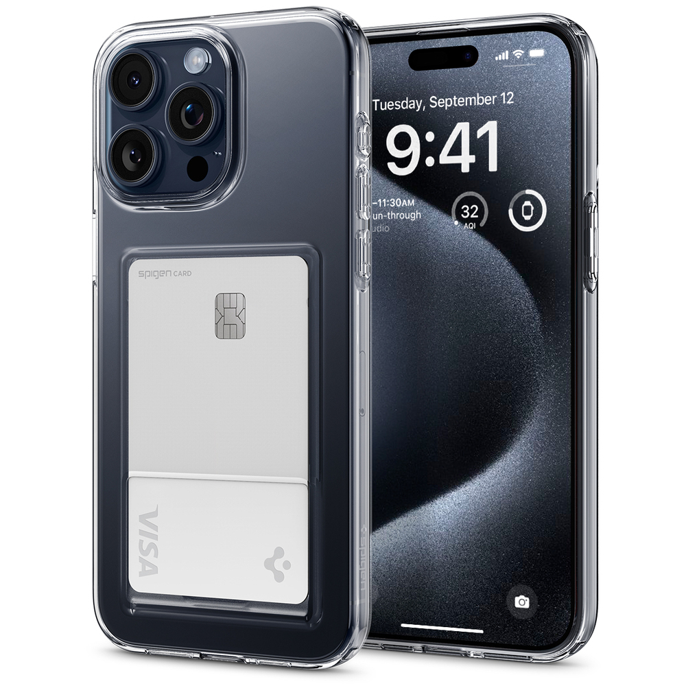 iPhone 15 Pro Max Case Crystal Slot