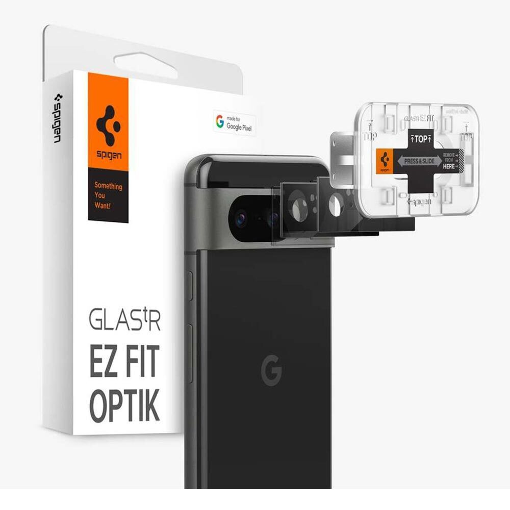 Google Pixel 8 Camera Lens Protector EZ Fit GLAS.tR Optik 2PCS