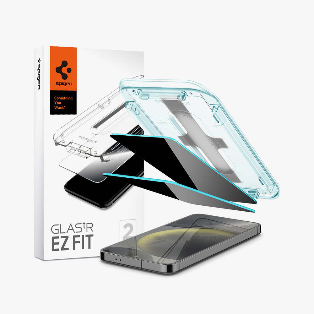 Galaxy S24 Glass Screen Protector EZ Fit GLAS.tR Privacy 2PCS