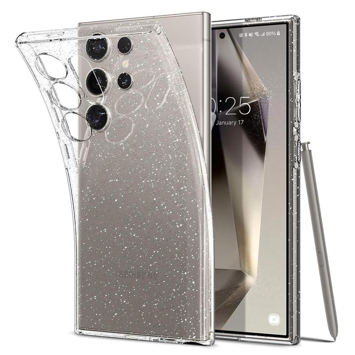 Galaxy S24 Ultra Case Liquid Crystal Glitter