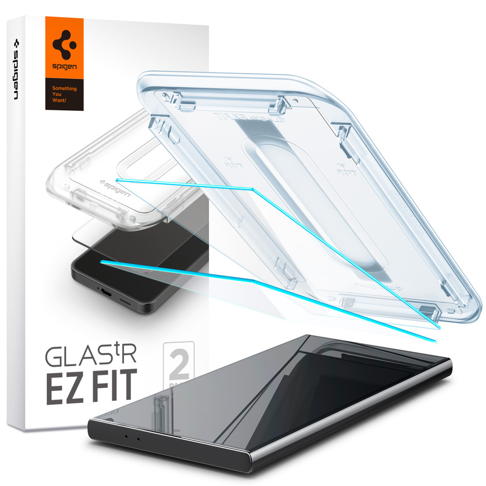 Galaxy S24 Ultra Glass Screen Protector EZ Fit GLAS.tR Slim HD 2PCS