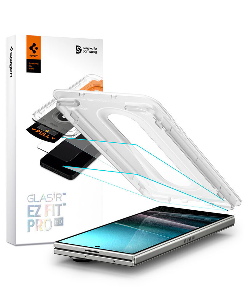 Galaxy Z Fold 7 Glass Screen Protector GLAS.tR EZ Fit Pro HD 2PCS