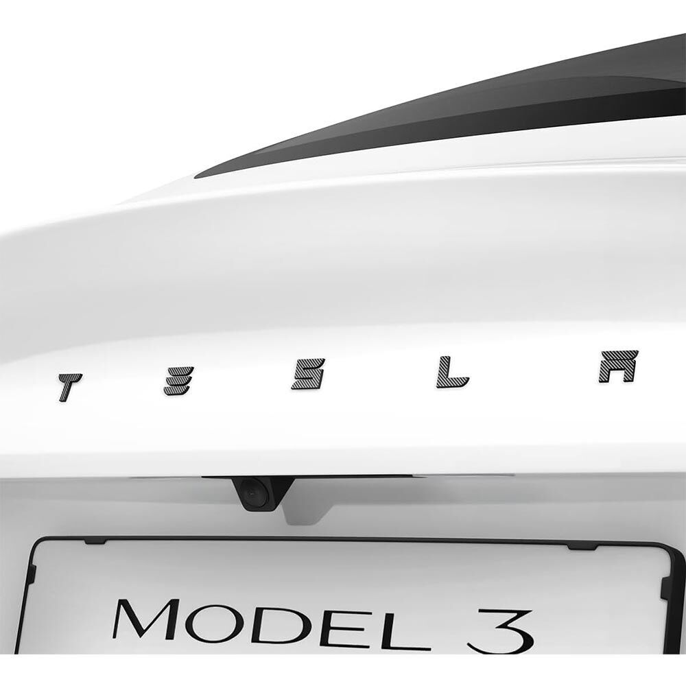 Tesla Model 3 Highland (2024 - Current) SPIGEN Rear Emblem Logo Cover TO322H