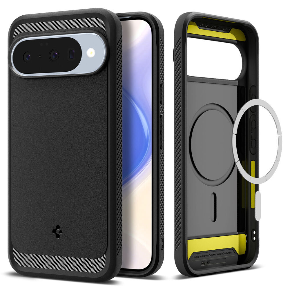 SPIGEN Rugged Armor (Qi2 Pixelsnap Ready) MagSafe Compatible for Google Pixel 10 / Pro Case