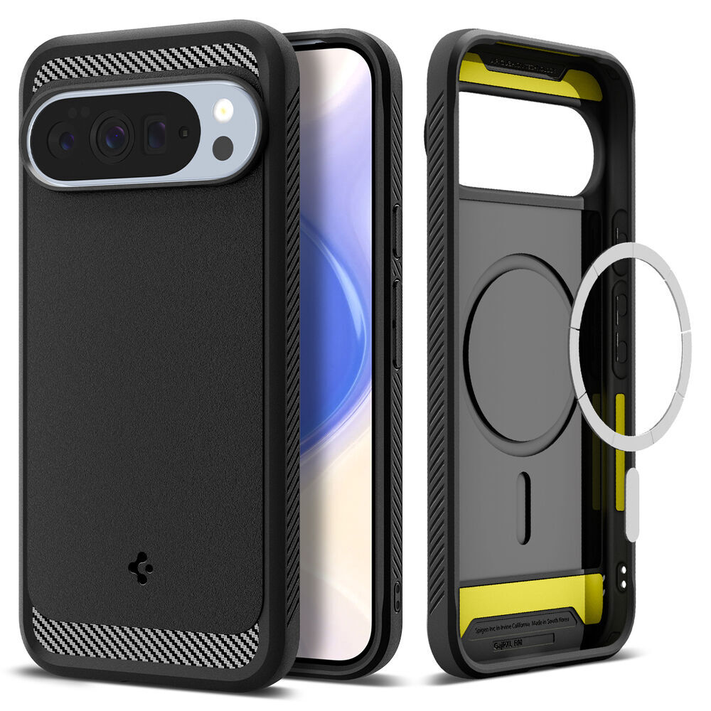 SPIGEN Rugged Armor (Qi2 Pixelsnap Ready) MagSafe Compatible for Google Pixel 10 Pro XL Case