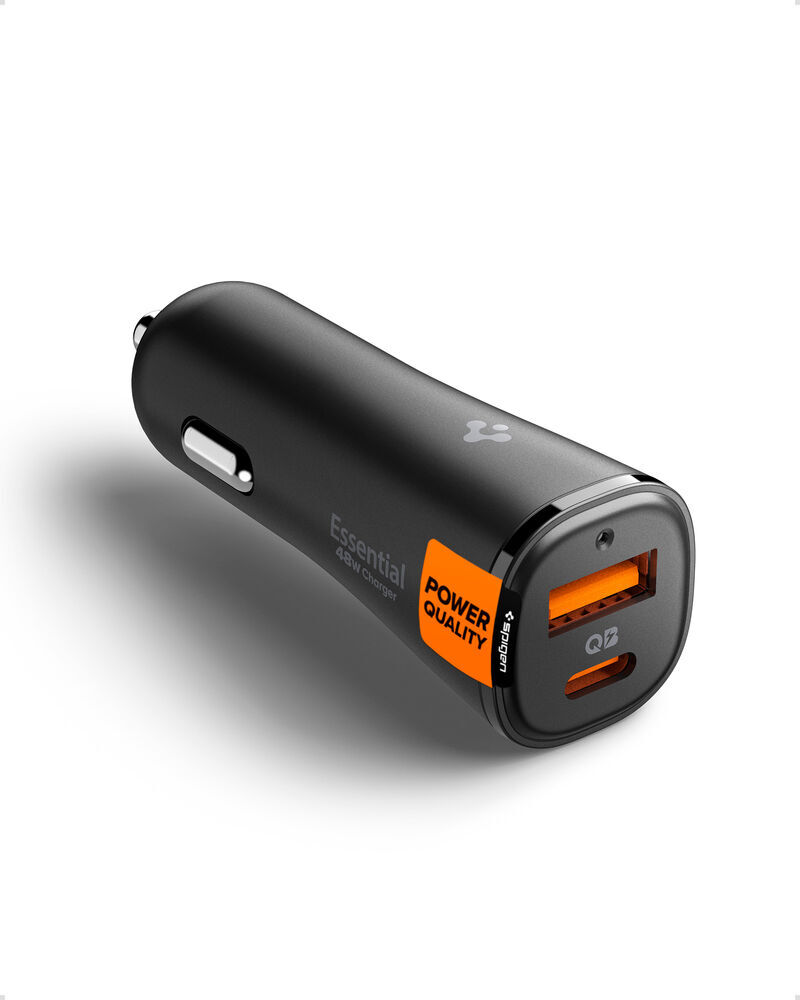 SPIGEN Essential USB-C USB-A 48W EV482 2 Ports Car Charger for Universal