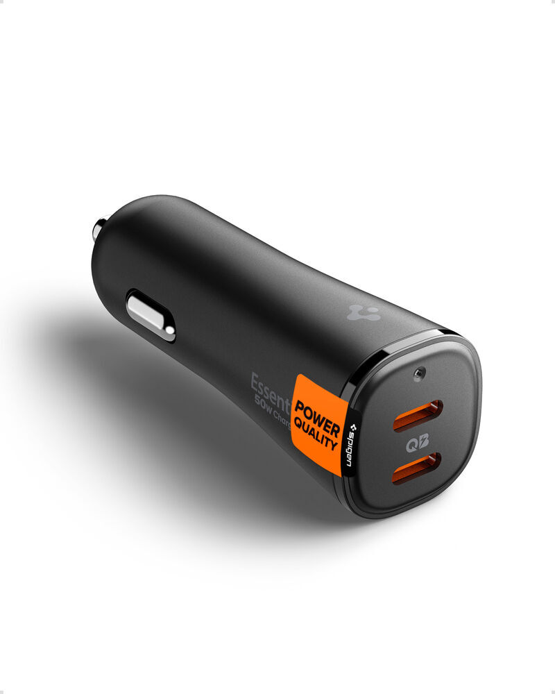 SPIGEN Essential USB-C 50W EV502 2 Ports Car Charger for Universal