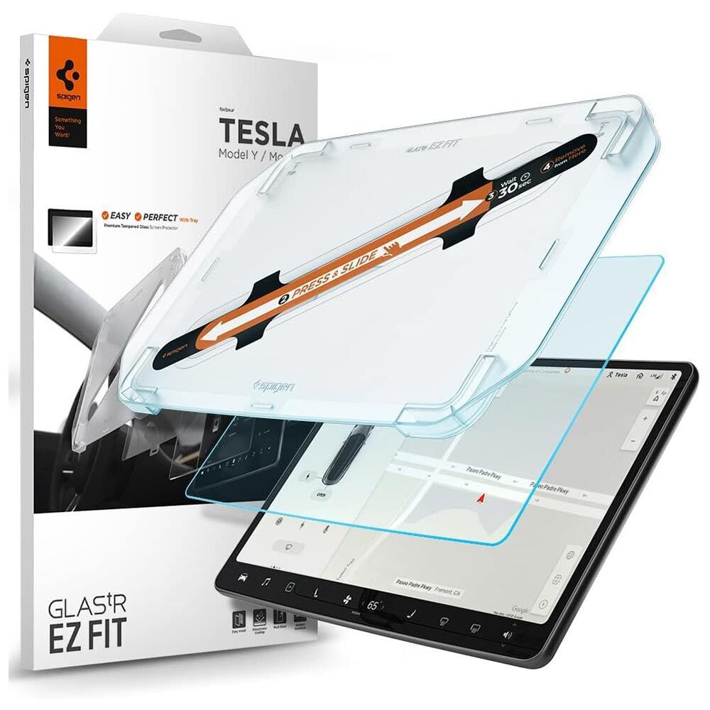 GLAS.tR EZ Fit for Tesla Model 3 Highland (2024 - 2026) / Model Y Juniper 2025  15.4" Screen Protector