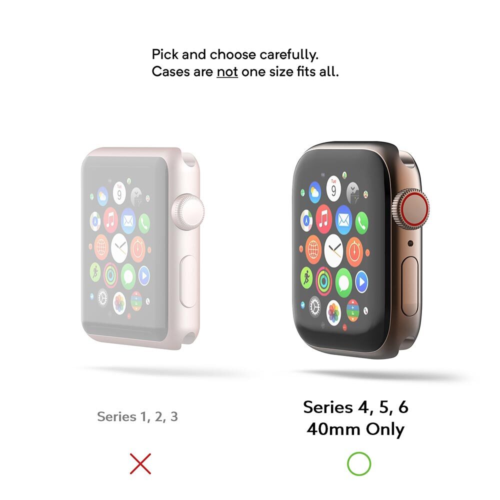 SPIGEN Caseology Nero Case for Apple Watch Series 7 6 5 4 SE 41mm 40mm