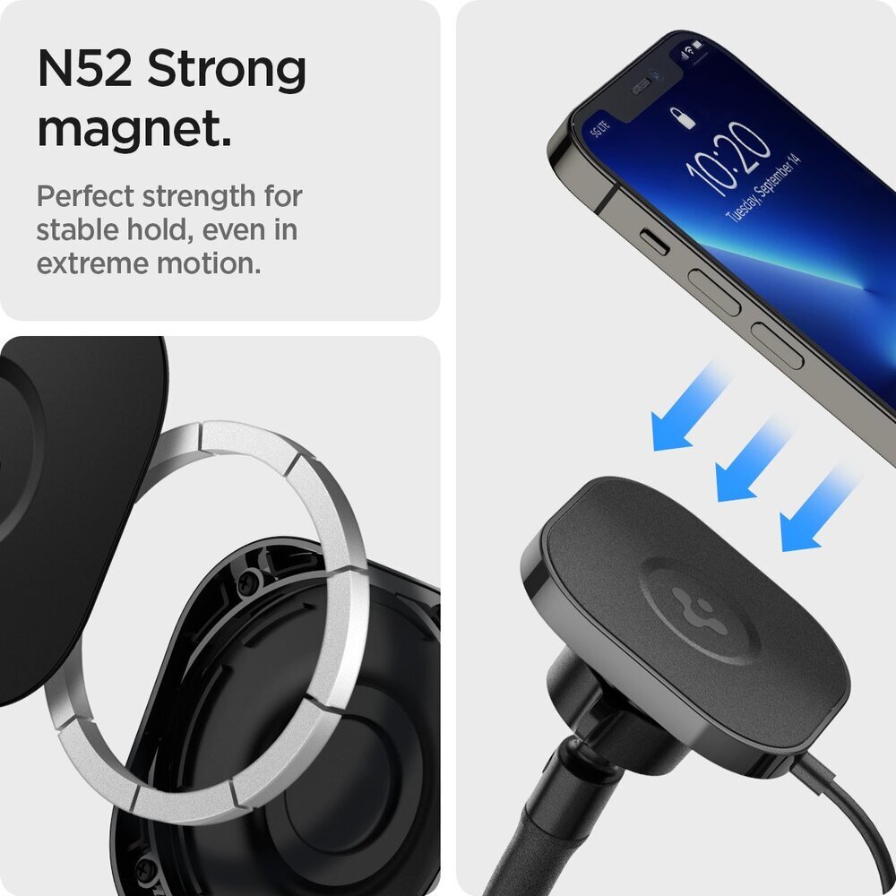 SPIGEN Pro ITS68W Cup Mount Wireless Car Charger Holder (MagFit