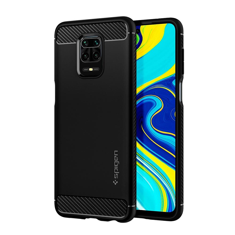 Xiaomi Redmi Note 9s Pro Pro Max Case Rugged Armor Colour Black