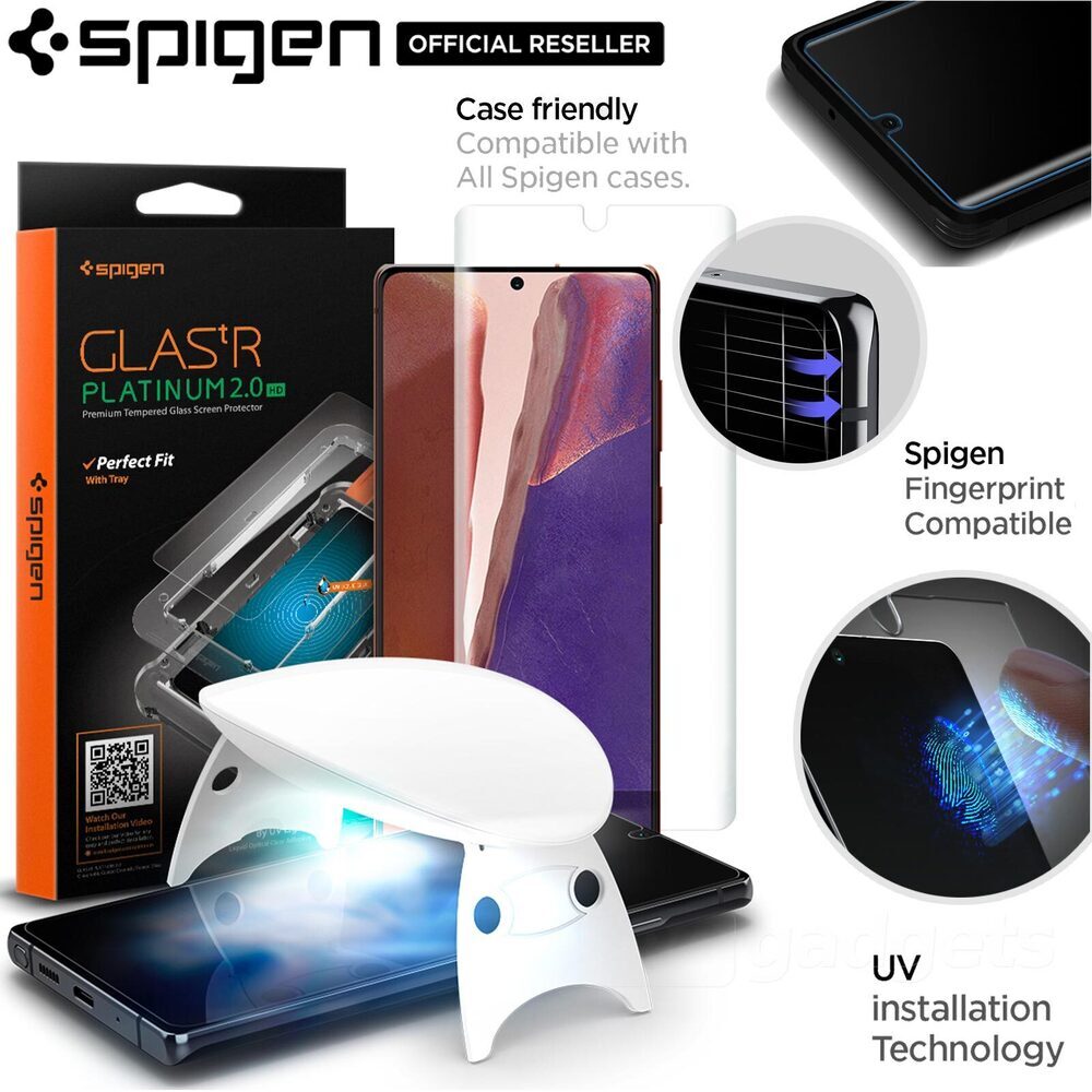 Spigen Screen Protector GLAS.tR Platinum HD Tray Samsung Galaxy
