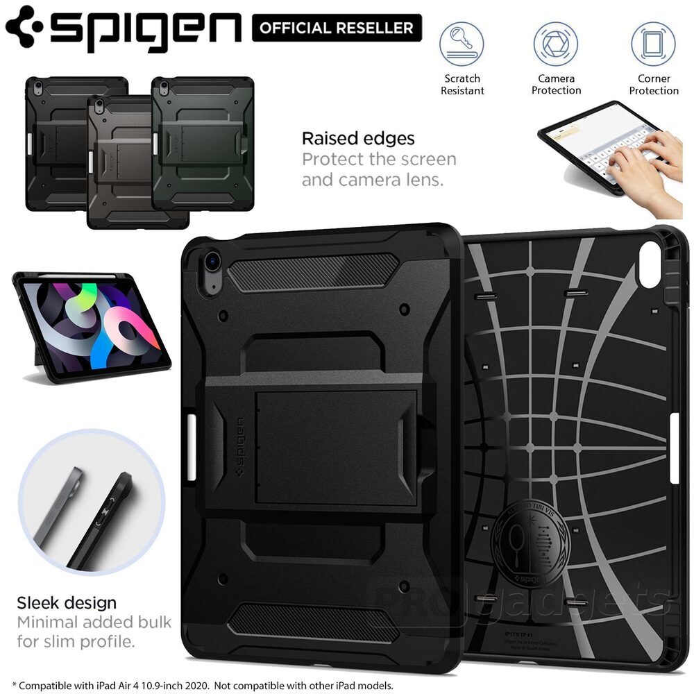 SPIGEN Tough Armor Pro Heavy Duty Cover for iPad Air 5 / 4 10.9 (2022/2020)