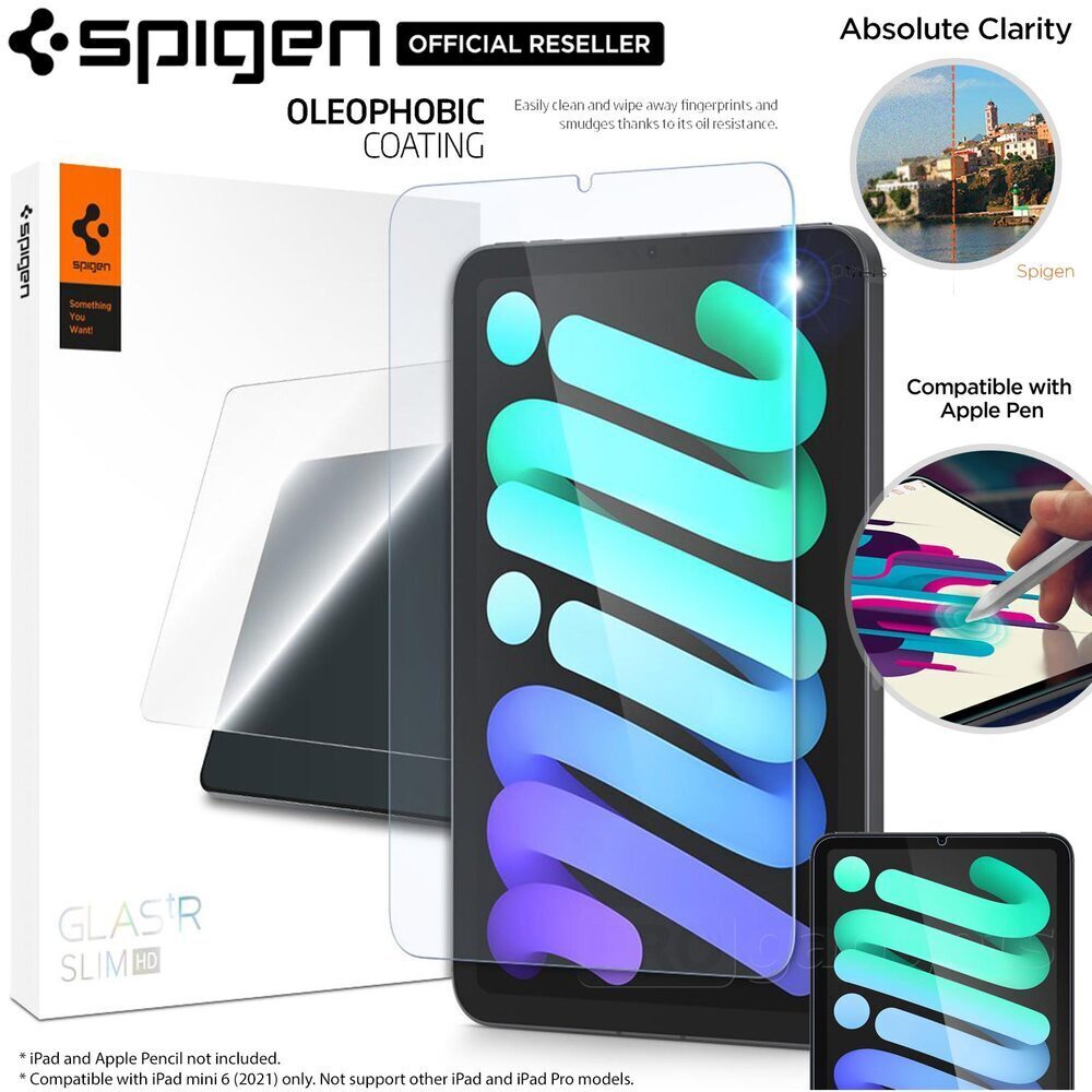 SPIGEN GLAS.tR Slim HD Screen Protector for iPad mini 6
