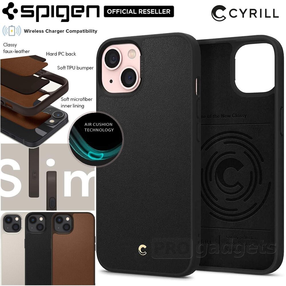 SPIGEN CYRILL Leather Brick Case for iPhone 13 (6.1inch)