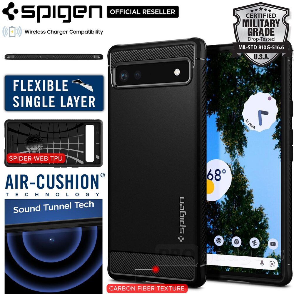 SPIGEN Rugged Armor Case for Google Pixel 6a