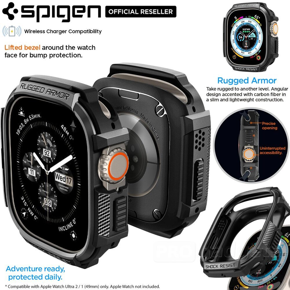 SPIGEN Rugged Armor Case for Apple Watch Ultra 49mm