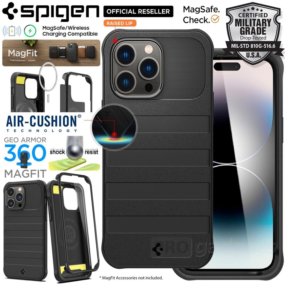 SPIGEN Geo Armor 360 (MagFit) MagSafe Compatible Case for iPhone 14 Pro Max