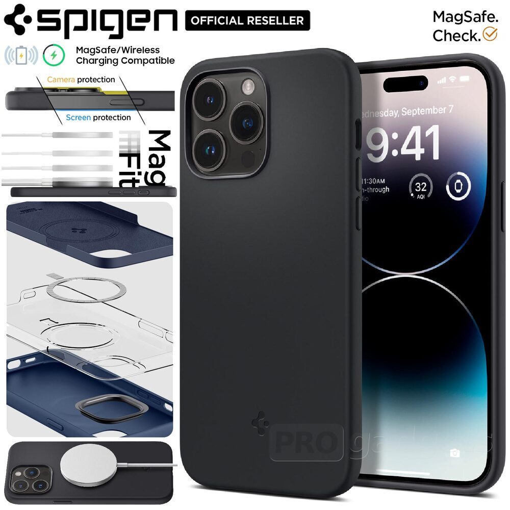 SPIGEN Silicone Fit Mag (MagFit) MagSafe Compatible Case for iPhone 14