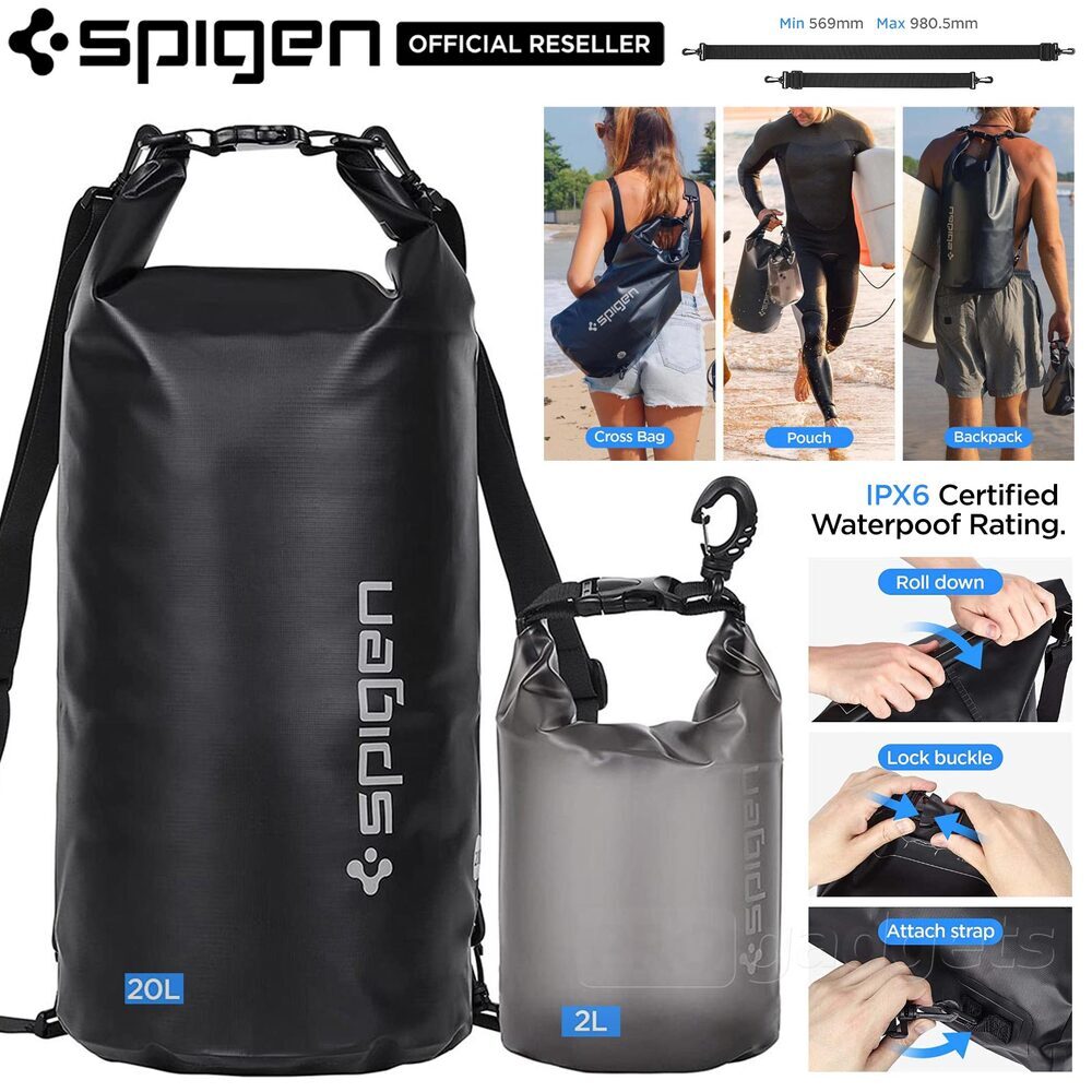 SPIGEN A630 Aqua Shield Universal Set 20L 2L IPX6 Waterproof Dustproof  Bags
