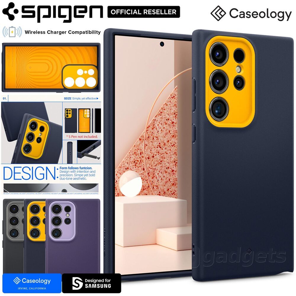 CASEOLOGY by Spigen Nano Pop Back Cover Case Compatible with Samsung Galaxy  S24 Ultra [Two Tone Color] S24 Ultra Case with Military Grade Drop