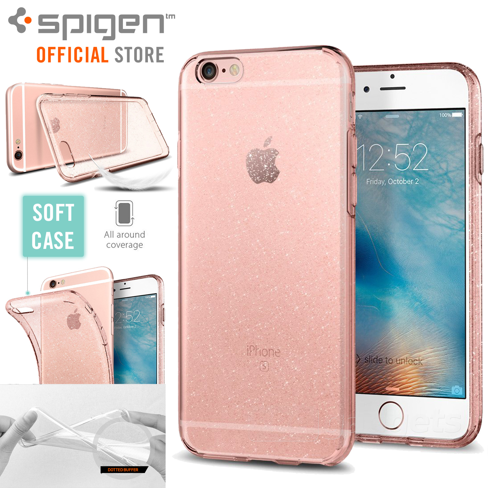 iPhone 6s Case Liquid Crystal Glitter