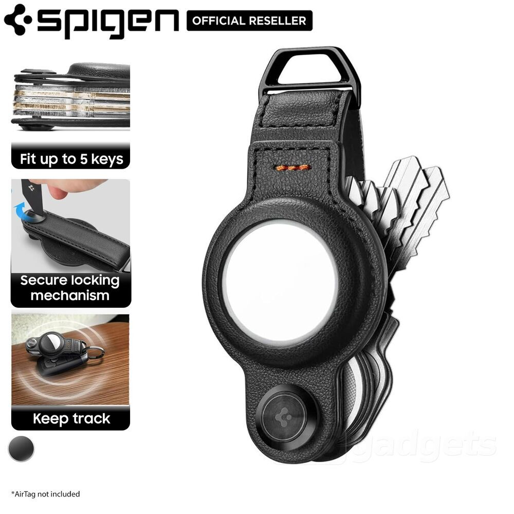 ID Card Spigen Valentinus With Keychain Ring Designed For AirTag