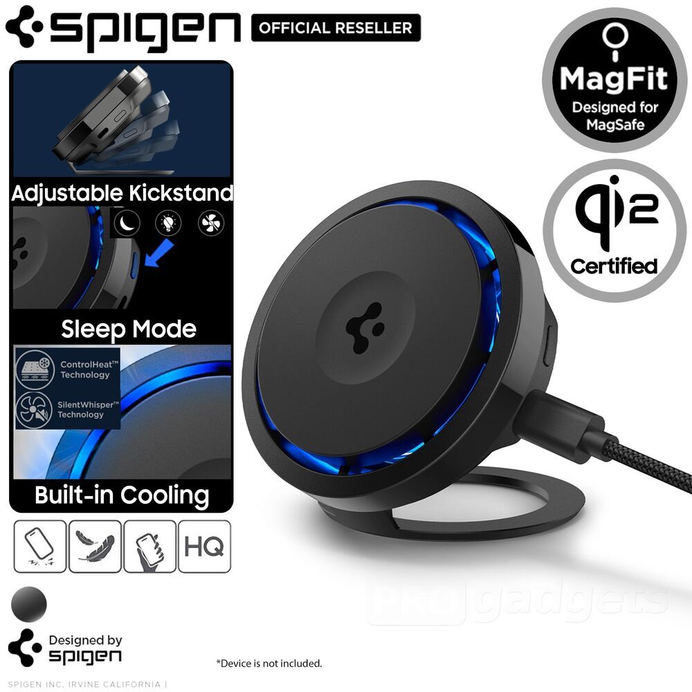 Spigen OneTap Pro 3 CryoMax MagSafe autohouder oplader met haak voor
