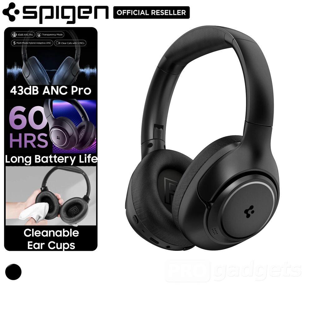 SPIGEN AUDIO Advanced Noise Cancellation Pro Over-Ear Headphones SA-HP P10