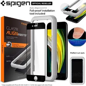 iPhone SE 2020 / 8 / 7 Screen Protector GLAS.tR Slim Full Cover AlignMaster