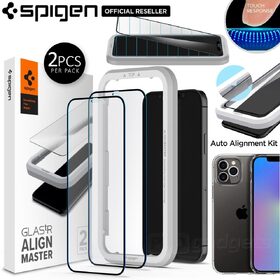 iPhone 12 / 12 Pro (6.1-inch) Glass Screen Protector AlignMaster GLAS.tR Full Cover 2PCS