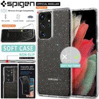 Galaxy S21 Ultra Case Liquid Crystal Glitter
