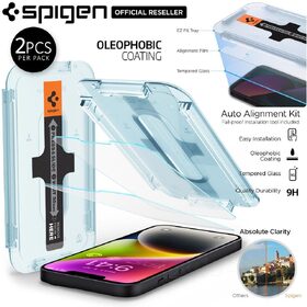 iPhone 14 / 13 / 13 Pro (6.1-inch) Glass Screen Protector EZ Fit GLAS.tR Slim 2PCS