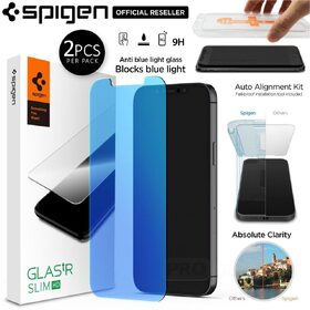 iPhone 14 / 13 / 13 Pro (6.1-inch) Glass Screen Protector EZ Fit GLAS.tR AntiBlue 2PCS